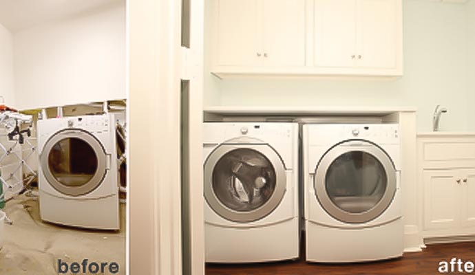 Before and After Washroom Image