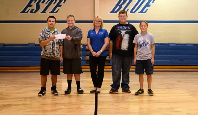 Water Damage Restoration in Celeste Junior High by Dalworth Restoration