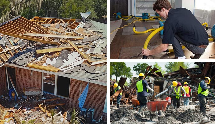 different type damaged properties