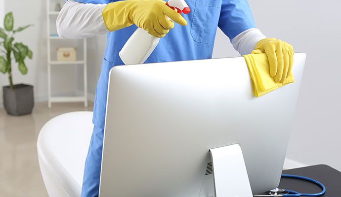 Electronic device cleaning services