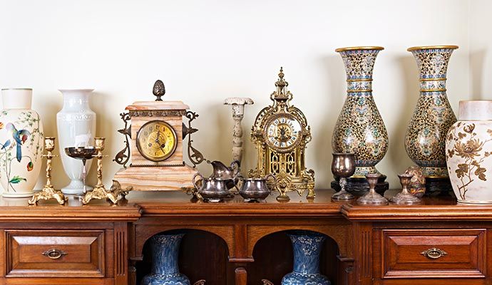 Restored and clean antiques