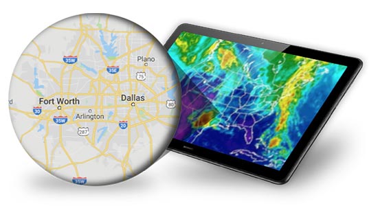 Dalworth Restortion Service Area Map