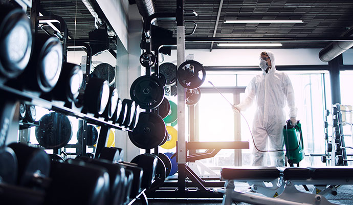 Disinfecting & Sanitizing for Gyms & Fitness Centers in DFW