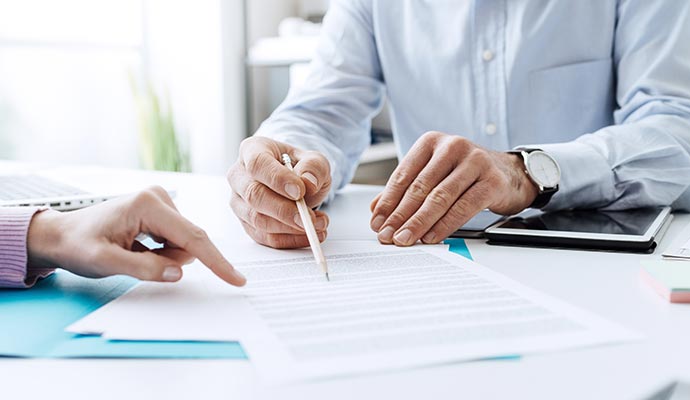 Discussion with professional insurance adjuster