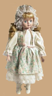 Professional Contents Restoration A fragile doll that has gone through professional contents restoration.