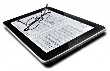 Professional Contents Restoration A tablet and glasses after going through contents restoration.